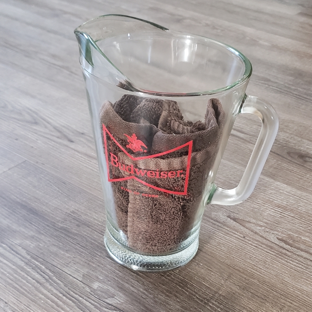Budweiser pitcher